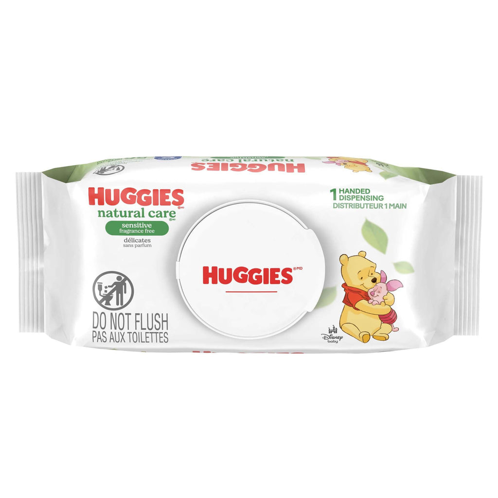 Huggies Natural Care Fragrance-Free Alcohol-Free Baby Wipes