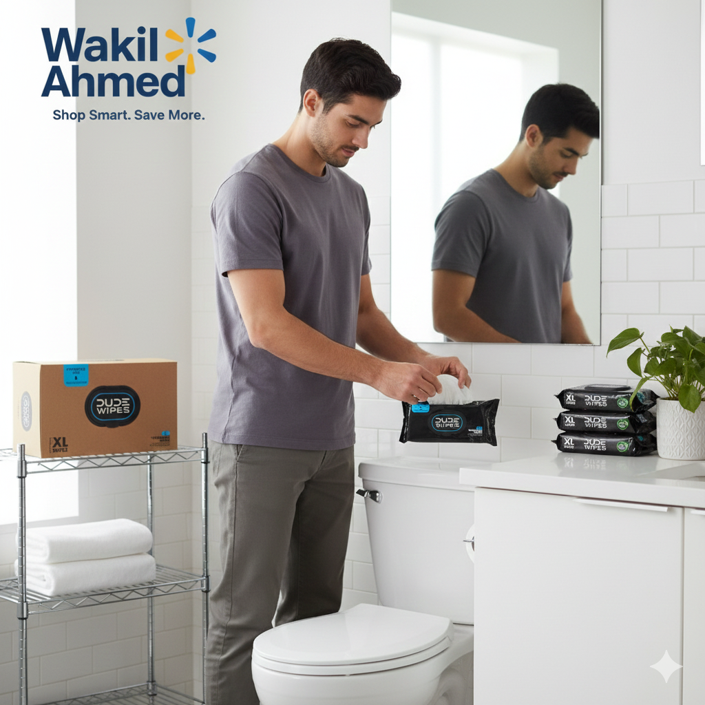 DUDE Wipes XL Flushable Wipes 400ct & 480ct Unscented